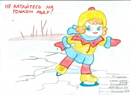 Безопасность зимой раскраски для детей