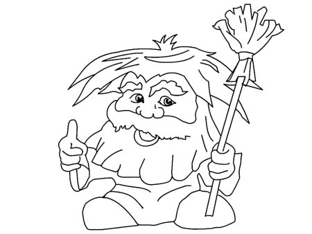 Нарисовать лешего