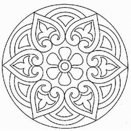 Раскраски узоры орнаменты