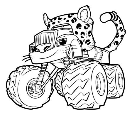 Раскраска Вспыш и чудо машинки