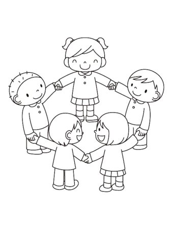 Рисунки на тему Дружба для детей
