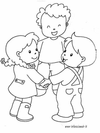 Раскраска Дружба