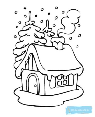 Облако со снежинками