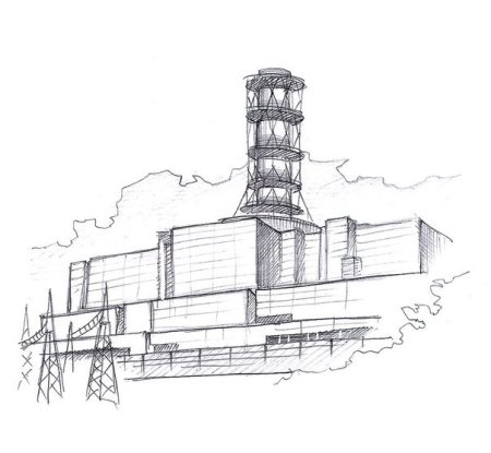 Чернобыльская АЭС вектор