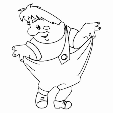 Карлсон раскраска для детей