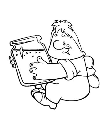 Карлсон раскраска