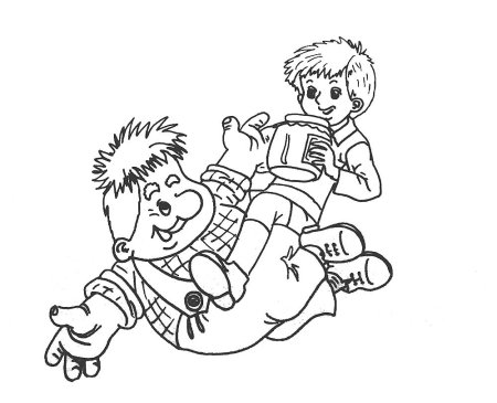 Раскраска Карлсон Формат а4