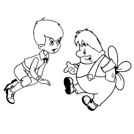 Карлсон раскраска