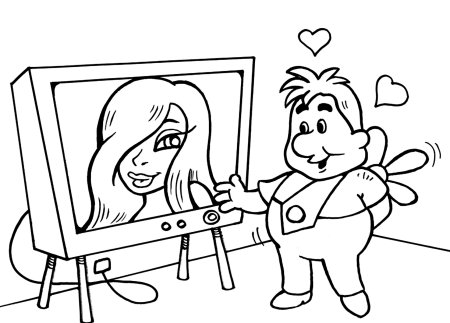 Астрид Линдгрен Карлсон раскраска