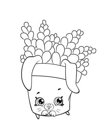 Разукрашка Шопкинс