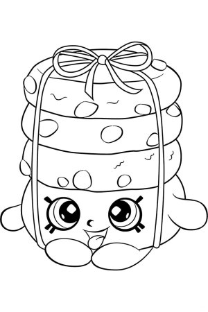 Shopkins раскраска девочки