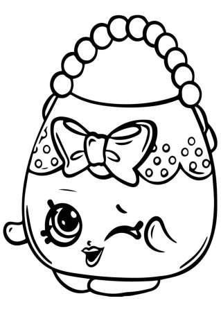 Shopkins раскраска девочки