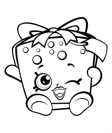 Картинки Шопкинс раскраски