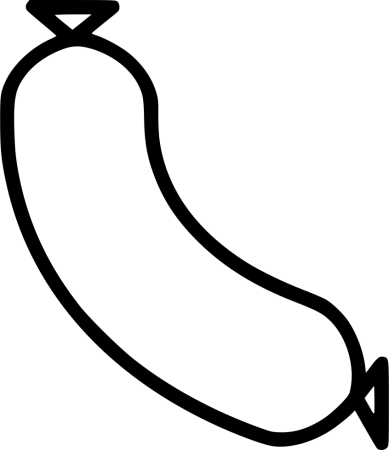 Раскраска хот дог