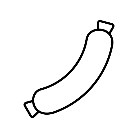 Сосиски раскраска