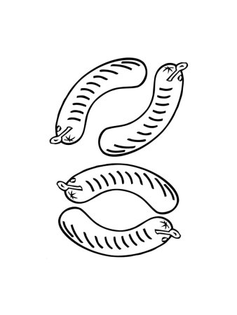 Колбаса схематично