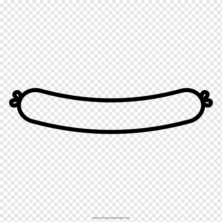 Колбаса раскраска для детей