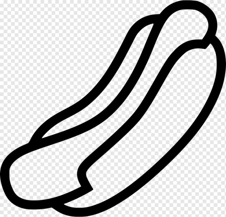 Хот дог раскраска для детей