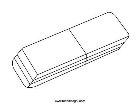 Ластик раскраска