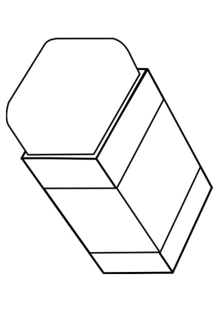 Ластик раскраска