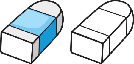 Ластик раскраска для детей