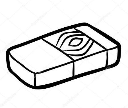 Ластик раскраска для детей