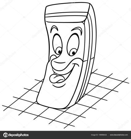 Ластик раскраска для детей