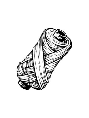 Нарисовать нитки