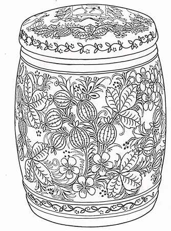 Петриковская роспись трафареты