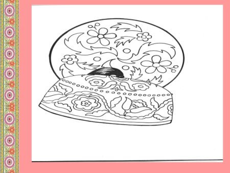 Татарские орнаменты раскраска калфак