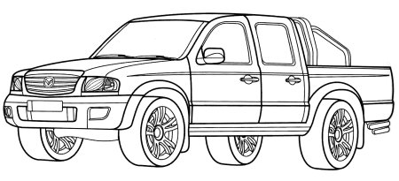Раскраска Ford f150