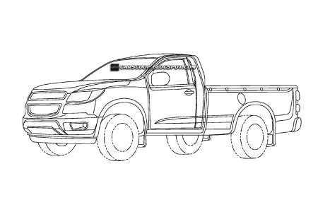 Раскраска Chevrolet Silverado 1500.