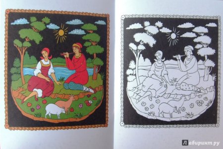 Палехская роспись для детей