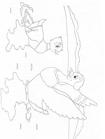 Мамин Сибиряк серая шейка раскраска