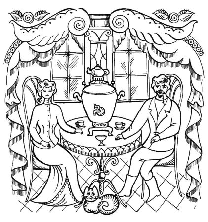 Палех прориси