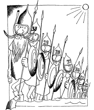 Тридцать три богатыря и дядька Черномор