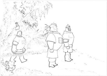 33 Богатыря рисунок