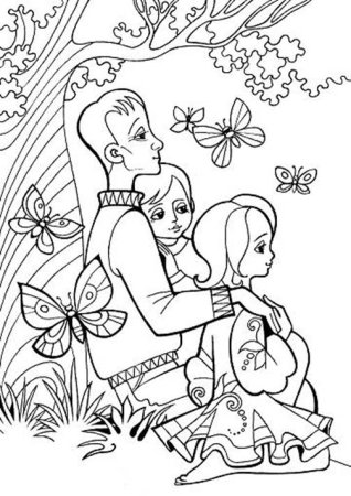 Раскраска мир