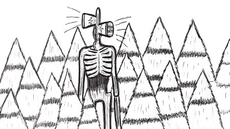 Раскраска сиреноголовый раскраска