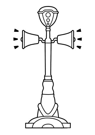 Фонарголовый раскраска