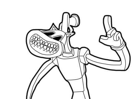 Картун Кэт раскраска