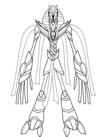 Раскраски Бен 10 Мумия