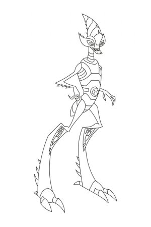 Бен Тен Омниверс раскраски