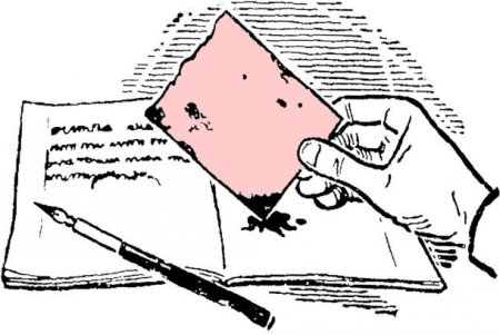 Промокашка рисунок