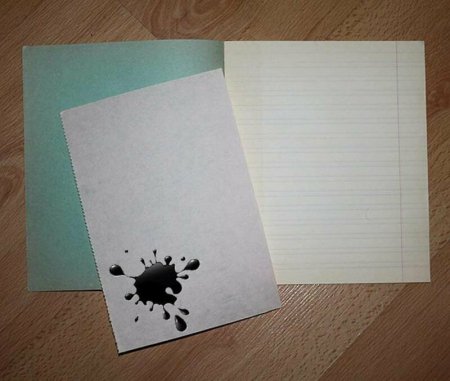 Промокашка для чернил в тетради СССР