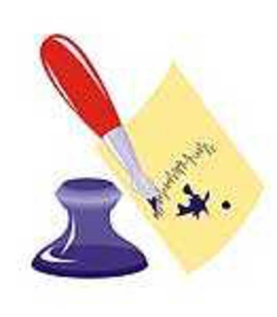 Клякса в тетради