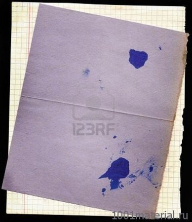 Промокашка для чернил в тетради СССР