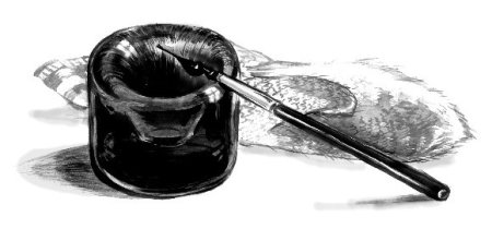 Чернильница непроливайка СССР С пером