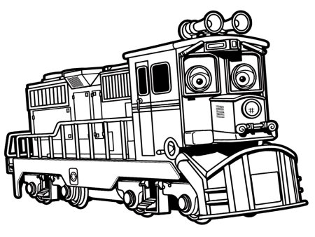 Раскраска поезд Чагинтон