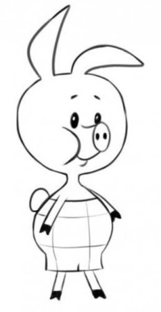 Раскраска винипух и Пятачок